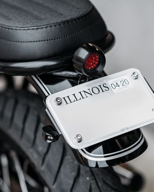 LED Motorcycle Tail Light Assembly - AMG Retro Lighting Kit